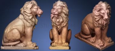 3D мадэль Статуя льва (STL)